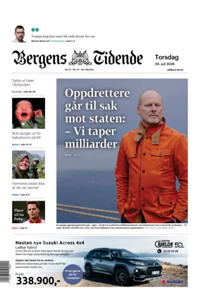 Cover of Bergens Tidende