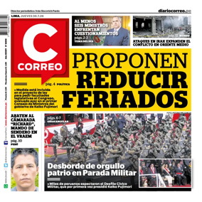 Cover of Diario Correo