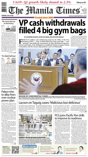 Cover of The Manila Times