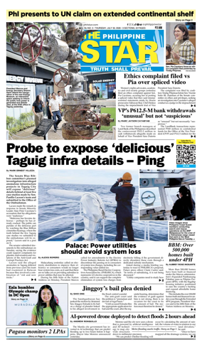 Cover of The Philippine Star