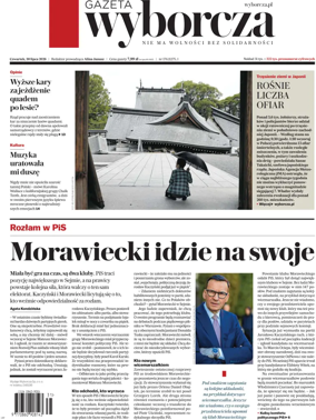 Cover of Gazeta Wyborcza Stoleczna