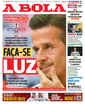 Cover of A BOLA (Portuguese)