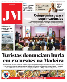 Cover of Jornal Madeira