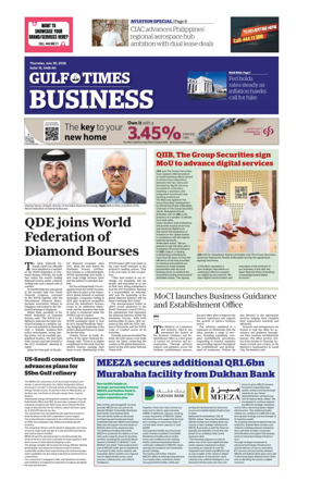 Cover of Gulf Times Business