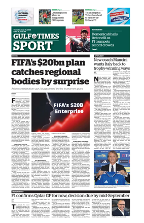 Cover of Gulf Times Sport