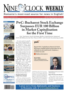 Cover of Nine o clock Weekly (Romania)