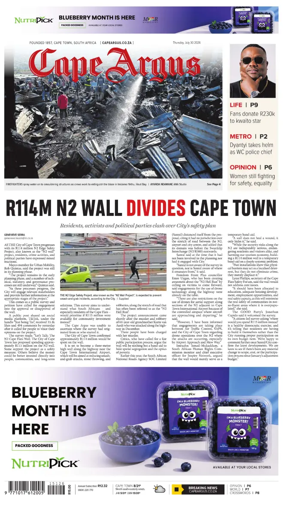 Cover of Cape Argus (PM Edition)
