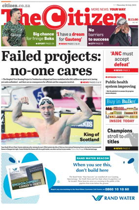 Cover of The Citizen (Gauteng)