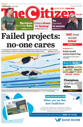 Cover of The Citizen (KZN)