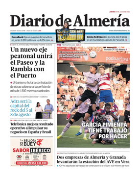 Cover of Diario de Almeria
