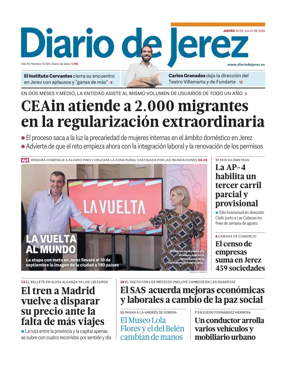 Cover of Diario de Jerez