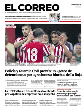 Cover of El Correo (Duranguesado)
