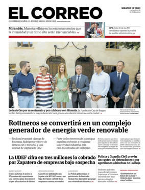 Cover of El Correo (Miranda de Ebro)