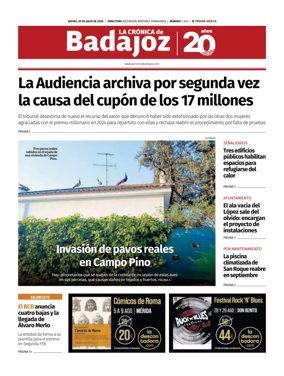 Cover of La Cronica de Badajoz BE