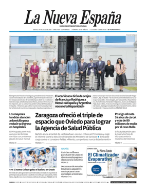 Cover of La Nueva Espana (Oviedo)