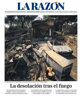 Cover of La Razon (Levante)