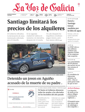 Cover of La Voz de Galicia (Barbanza)