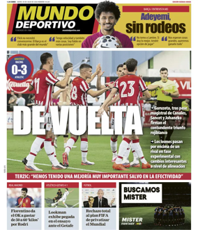 Cover of Mundo Deportivo (Bizkaia-Araba)