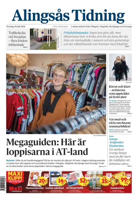 Cover of Alingsas Tidning