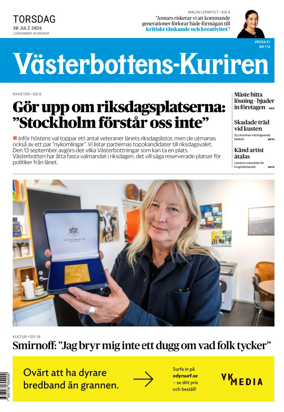 Cover of Vasterbottens-Kuriren