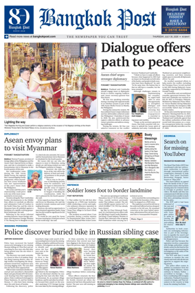 Cover of Bangkok Post