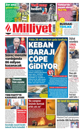 Cover of Milliyet