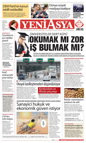Cover of Yeni Asya
