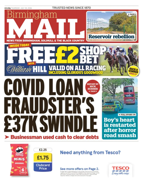 Cover of Birmingham Mail