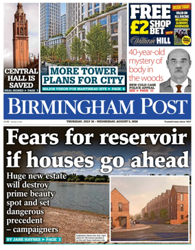 Cover of Birmingham Post
