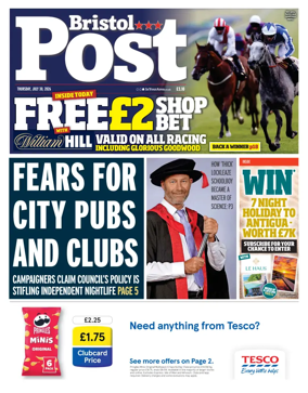 Cover of Bristol Post