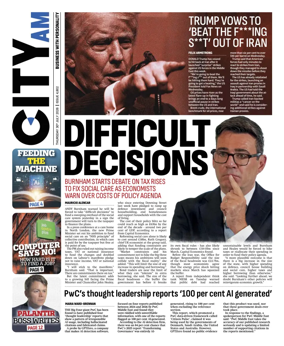 Cover of City AM