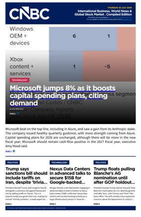 Cover of CNBC