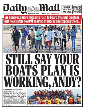 Cover of Daily Mail
