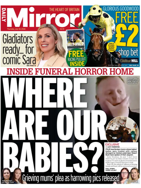 Cover of Daily Mirror