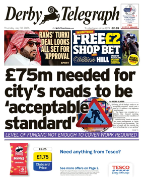 Cover of Derby Telegraph