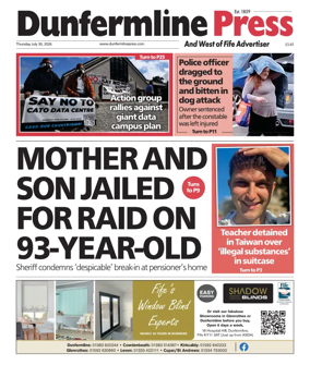 Cover of Dunfermline Press