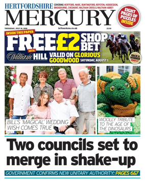 Cover of Hertfordshire Mercury