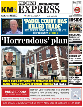 Cover of Kentish Express Ashford & District