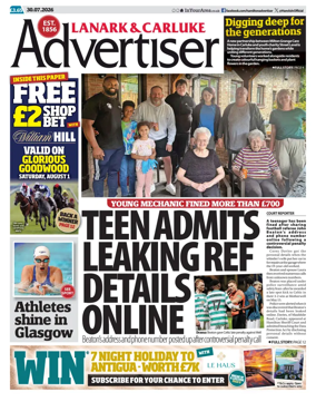 Cover of Lanark & Carluke Advertiser