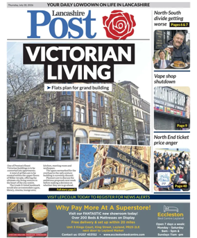 Cover of Lancashire Evening Post