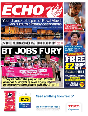 Cover of Liverpool Echo