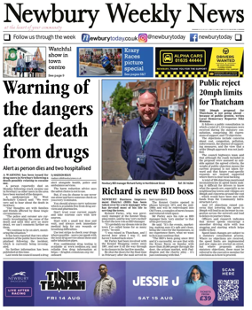 Cover of Newbury Weekly News