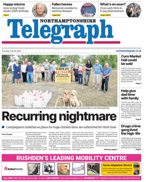 Cover of Northants Evening Telegraph