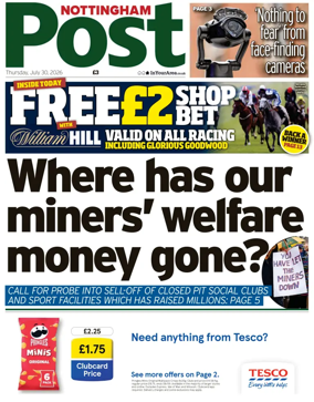 Cover of Nottingham Post
