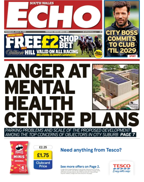 Cover of South Wales Echo