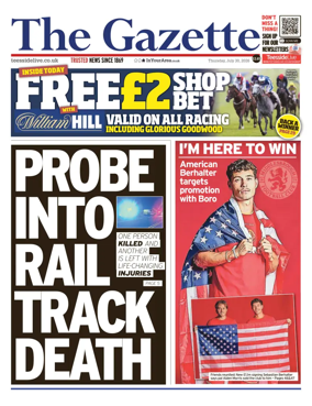 Cover of Teesside Evening Gazette
