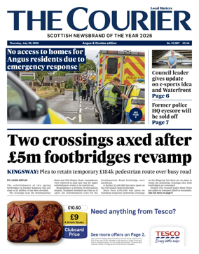Cover of The Courier & Advertiser (Angus and Dundee)