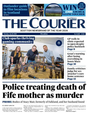 Cover of The Courier & Advertiser (Fife Edition)