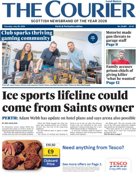 Cover of The Courier & Advertiser (Perth and Perthshire Edition)