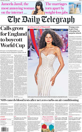 Cover of The Daily Telegraph